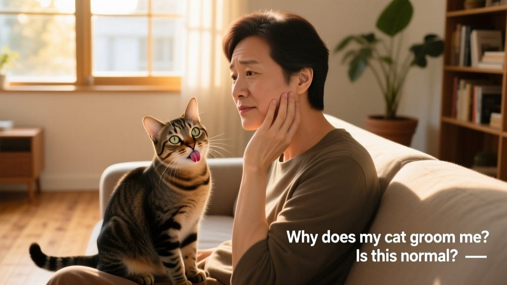 Why Does My Cat Groom Me? Is This Normal?