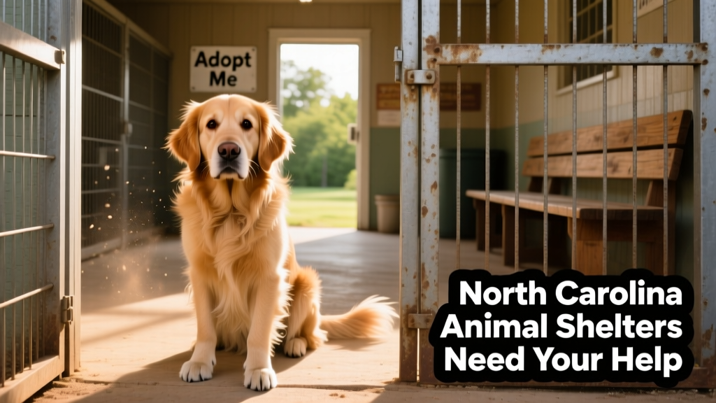 A friendly, hopeful dog looking out from behind shelter kennel bars