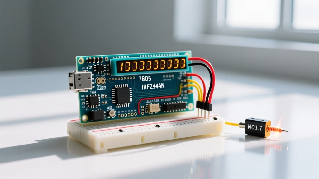 Powering an Arduino with LED Display: Circuit Math, Drivers, and Thermal Limits