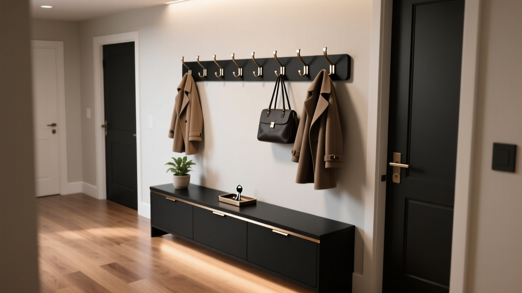 Best Hallway Hooks & Bench Combo for Entryways