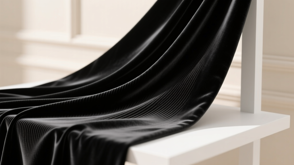 Black Stretch Velvet Fabric: Safety, Standards & Sourcing Guide
