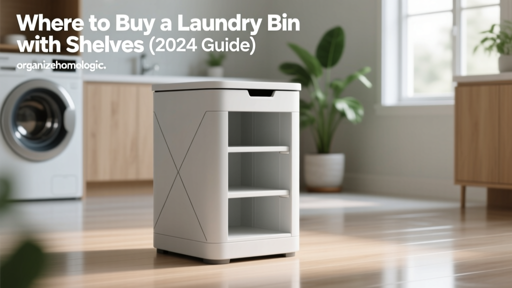 Where to Buy a Laundry Bin with Shelves (2024 Guide)