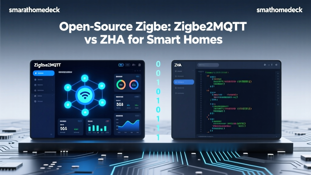 Open-Source Zigbee: Zigbee2MQTT vs ZHA for Smart Homes