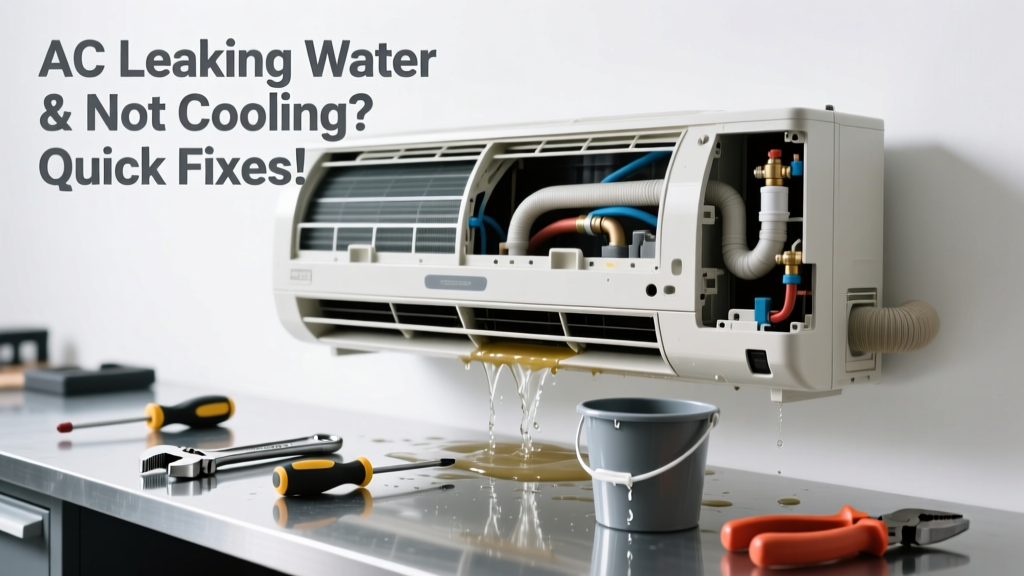 AC Leaking Water and Not Cooling: Quick Fixes
