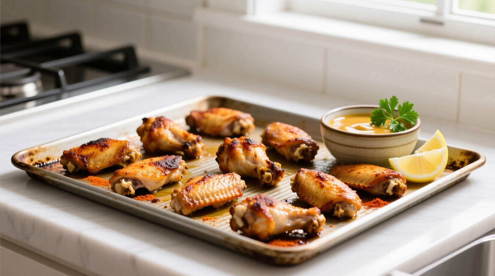 how to cook chicken wingettes in oven