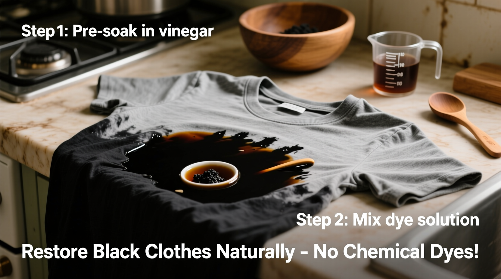 how to restore black clothes that have faded to grey diy dye guide