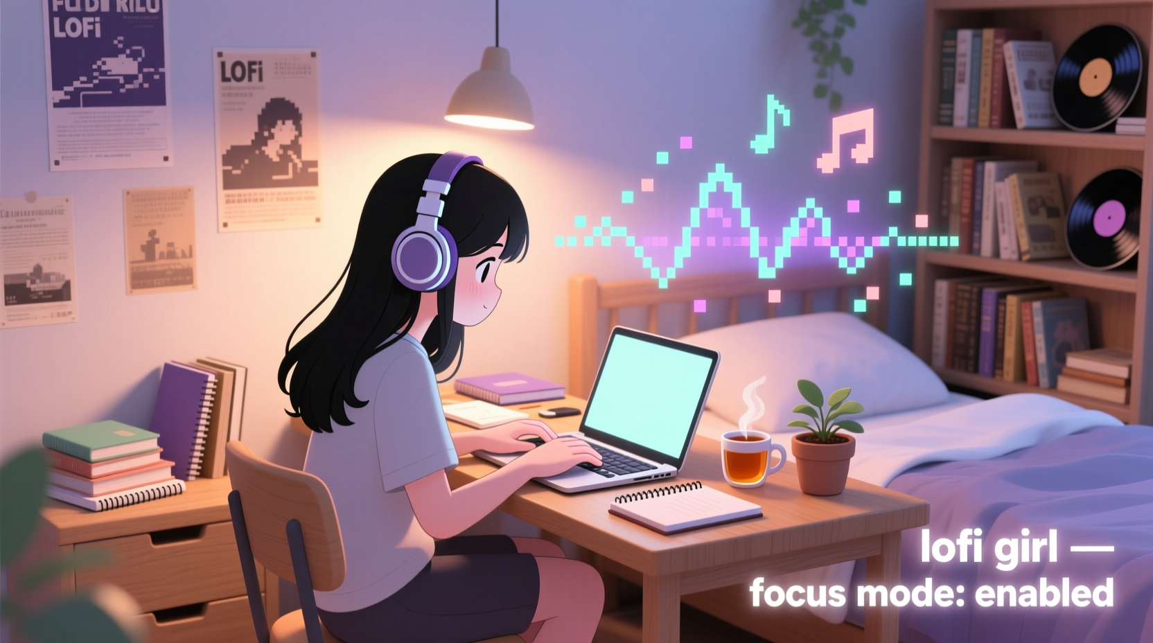 why is lofi girl so popular for studying and does it actually boost focus