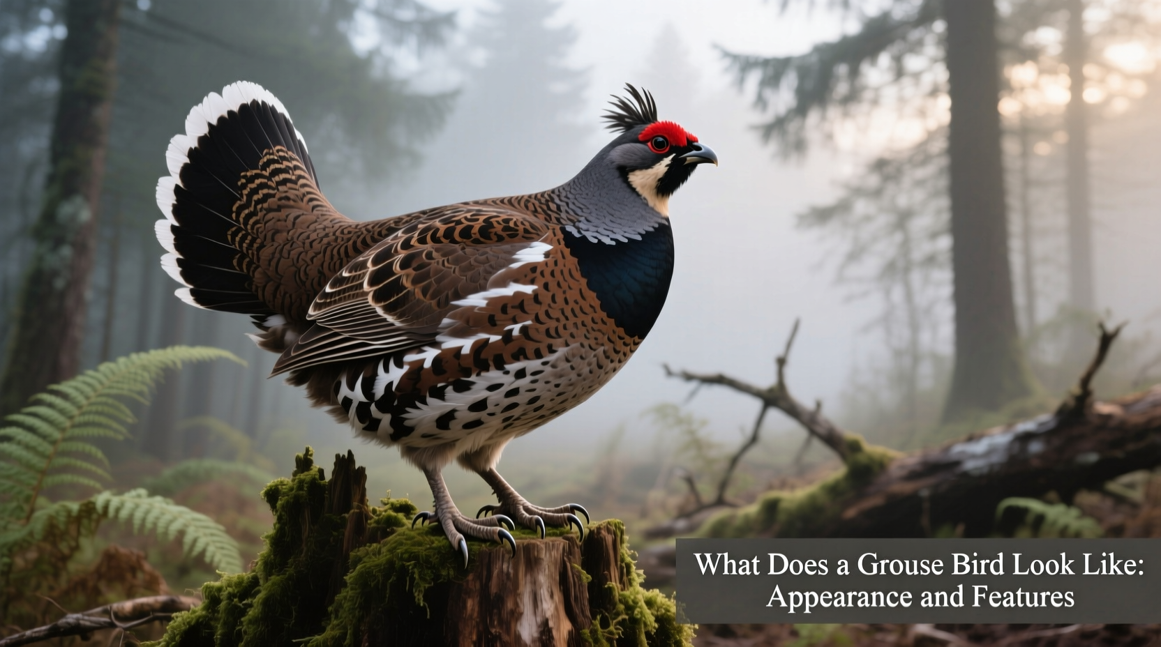 what does a grouse bird look like