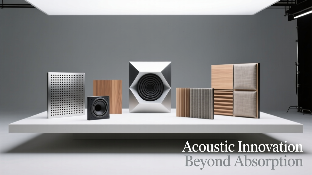Beyond Foam and Felt: Effective Acoustics Alternatives to Absorption