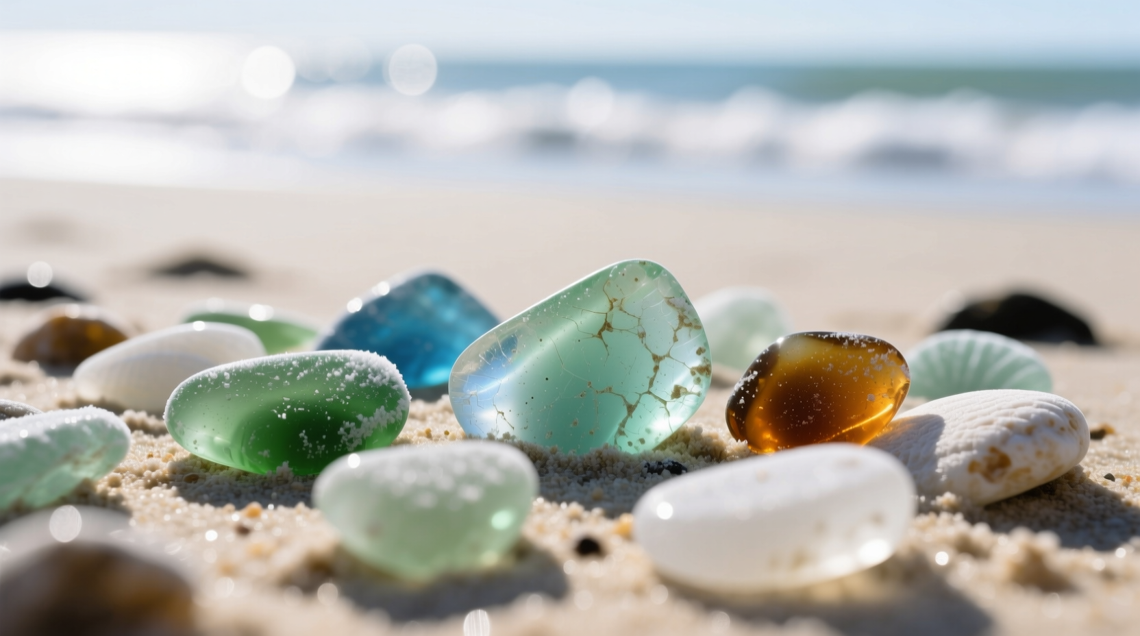 Picture of Sea Glass Decor: Sustainable DIY Projects Guide