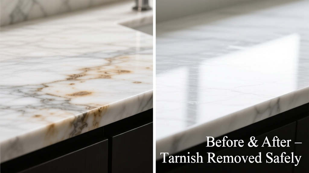 How to Remove Silver Tarnish from Marble Safely
