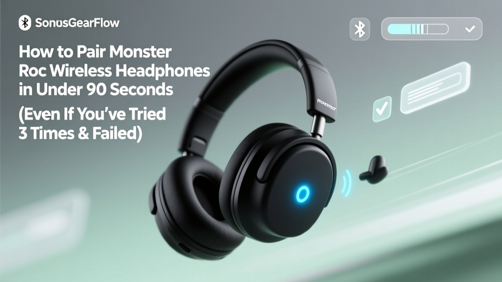 Monster Roc Wireless Headphones Pairing Guide