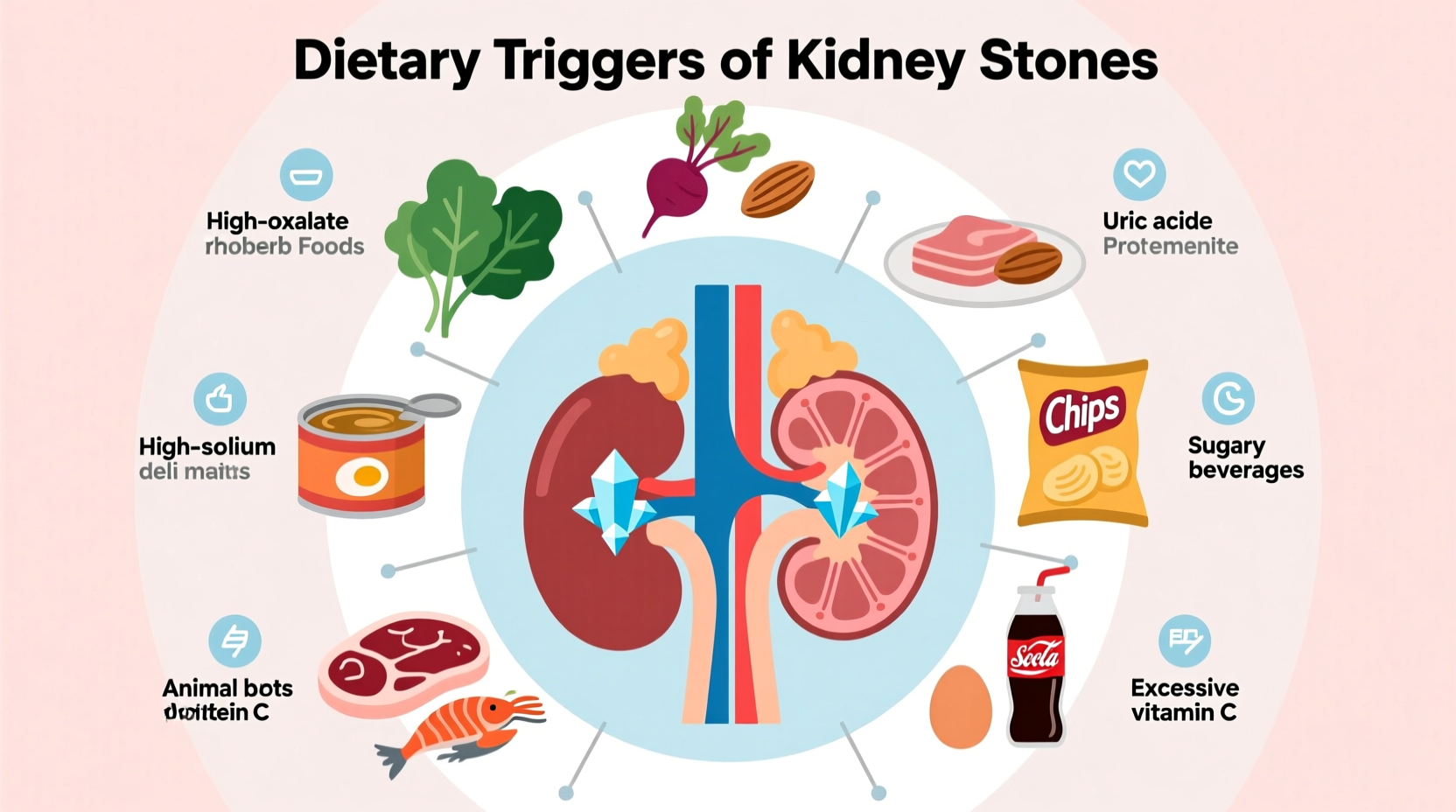 Foods That Contribute to Kidney Stones: Evidence-Based Guide