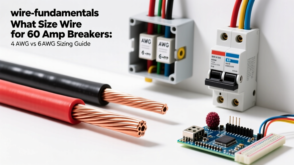 What Size Wire for 60 Amp Breakers: 4 AWG vs 6 AWG Sizing Guide