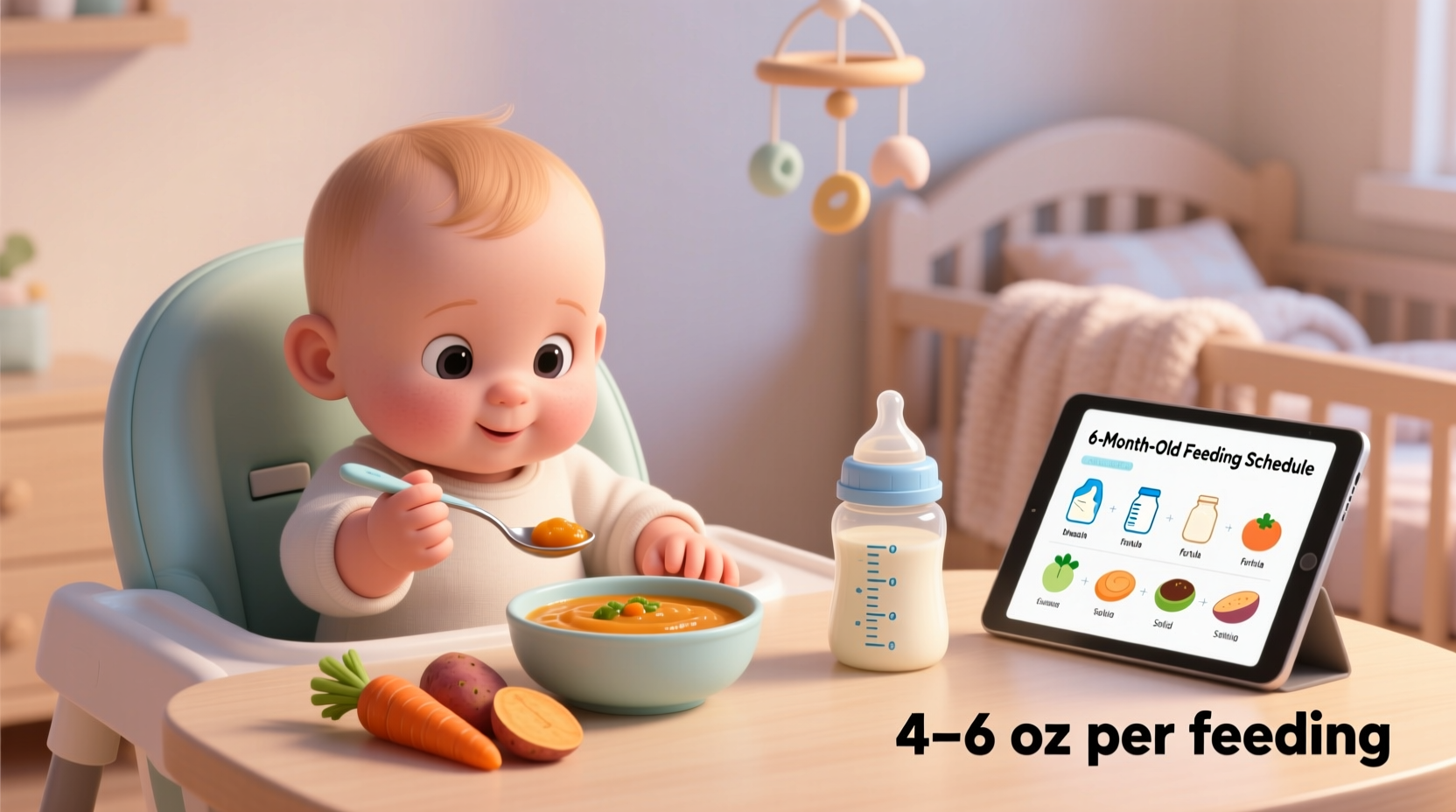 How Much Baby Food for 6 Month Old: Expert Feeding Guide
