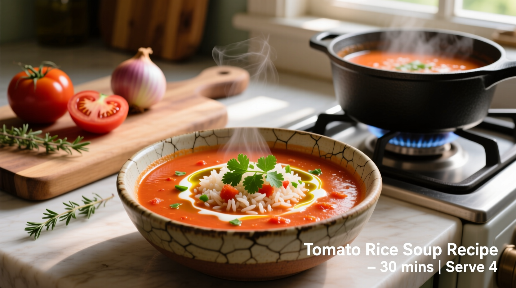 Perfect Tomato Rice Soup Recipe in 30 Minutes