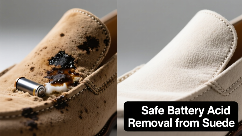 How to Remove Battery Acid from Suede Safely