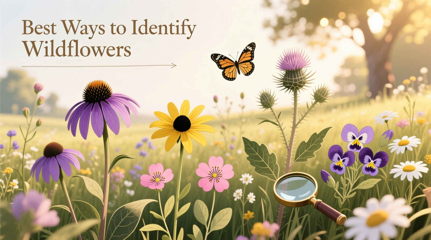 best ways to identify wildflowers