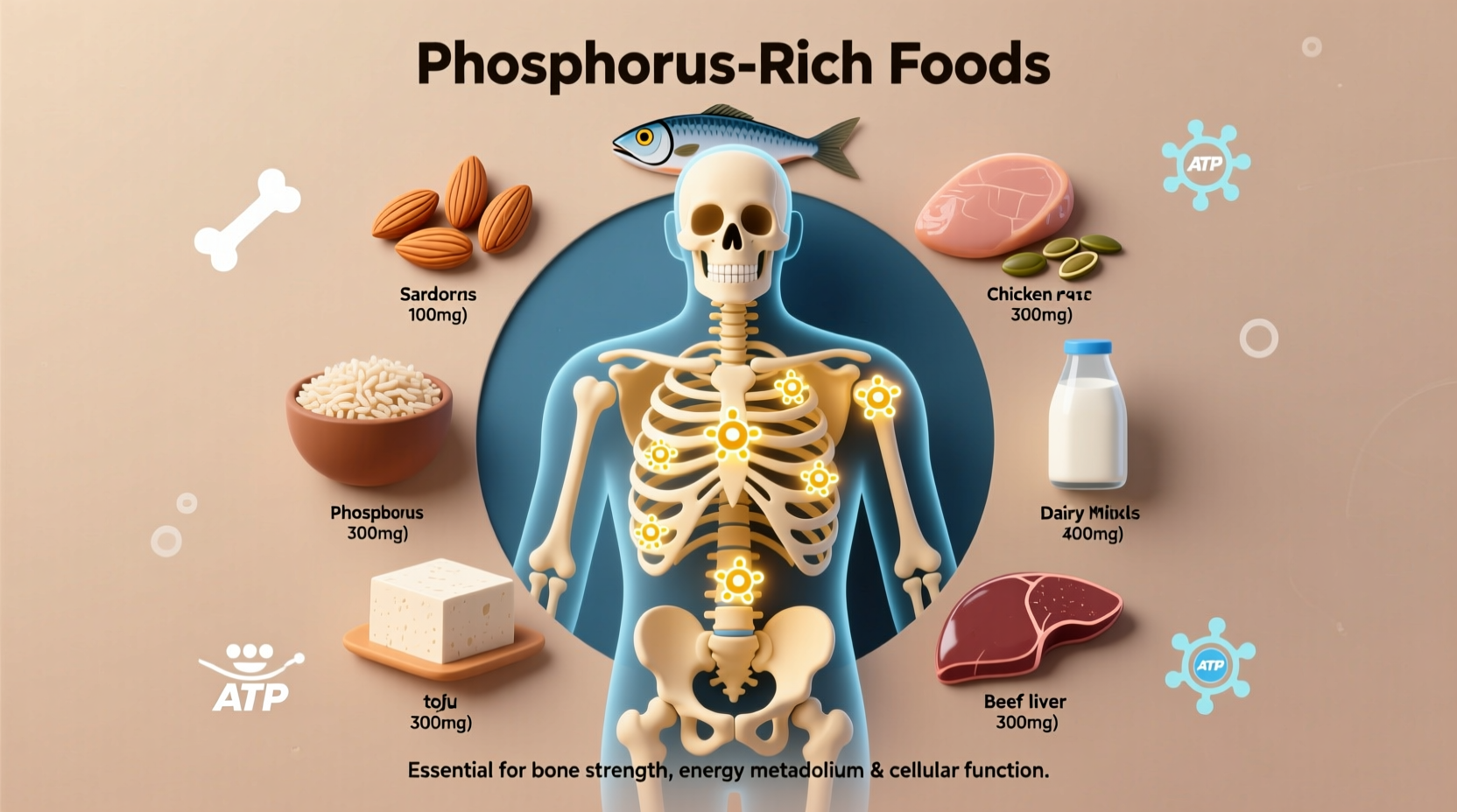 Top Phosphorus-Rich Foods: Complete Dietary Guide