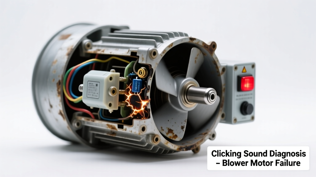 Furnace Blower Motor Failed Making Clicking Sound: Quick Diagnosis