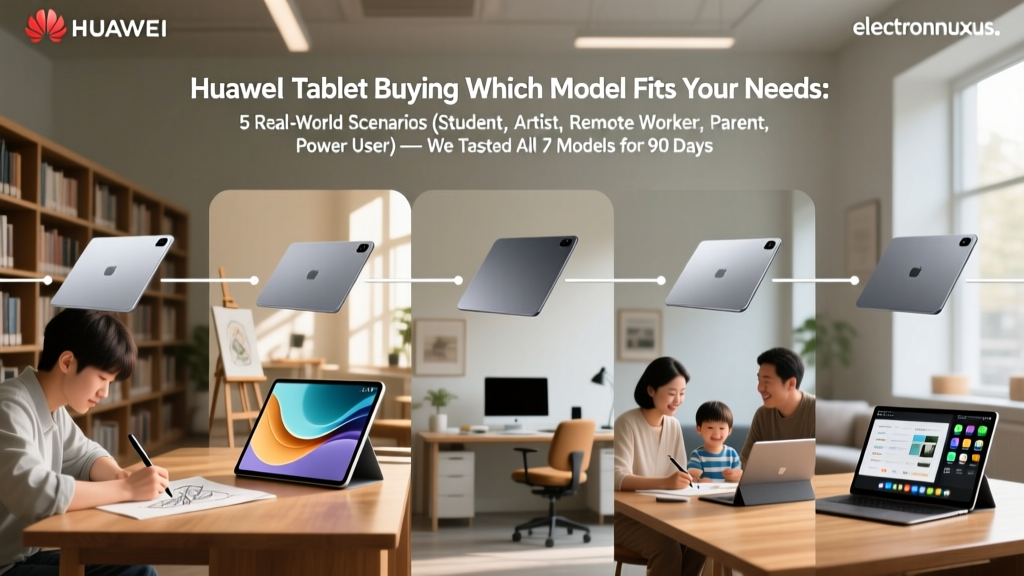 Huawei Tablet Buying Which Model Fits Your Needs: 5 Real-World Scenarios (Student, Artist, Remote Worker, Parent, Power User) — We Tested All 7 Models for 90 Days