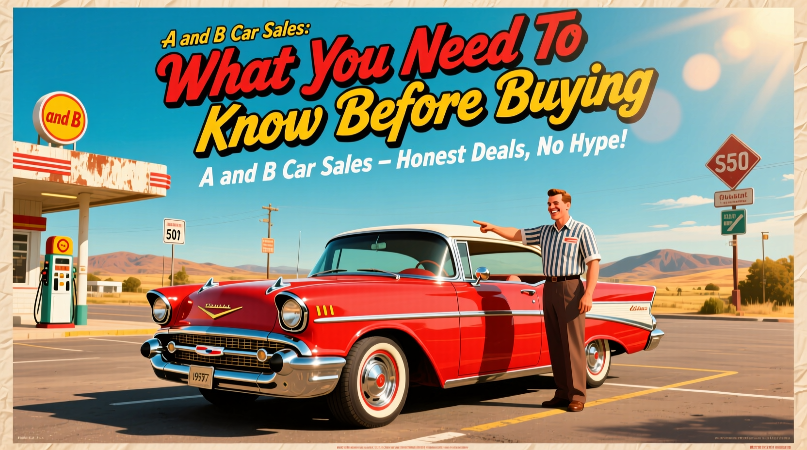 a and b car sales