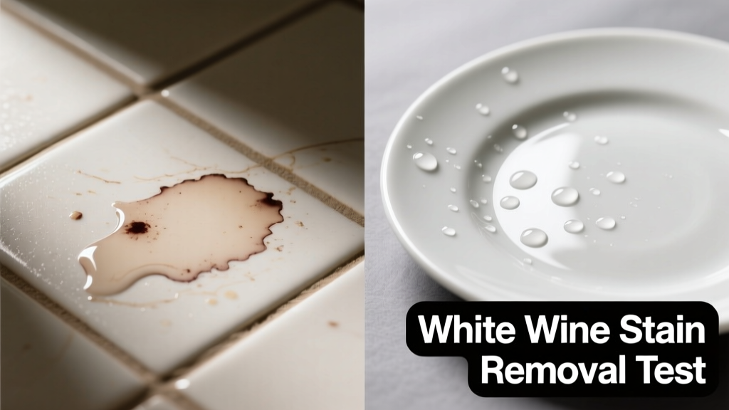 How to Remove White Wine from Ceramic Tile or Dishware
