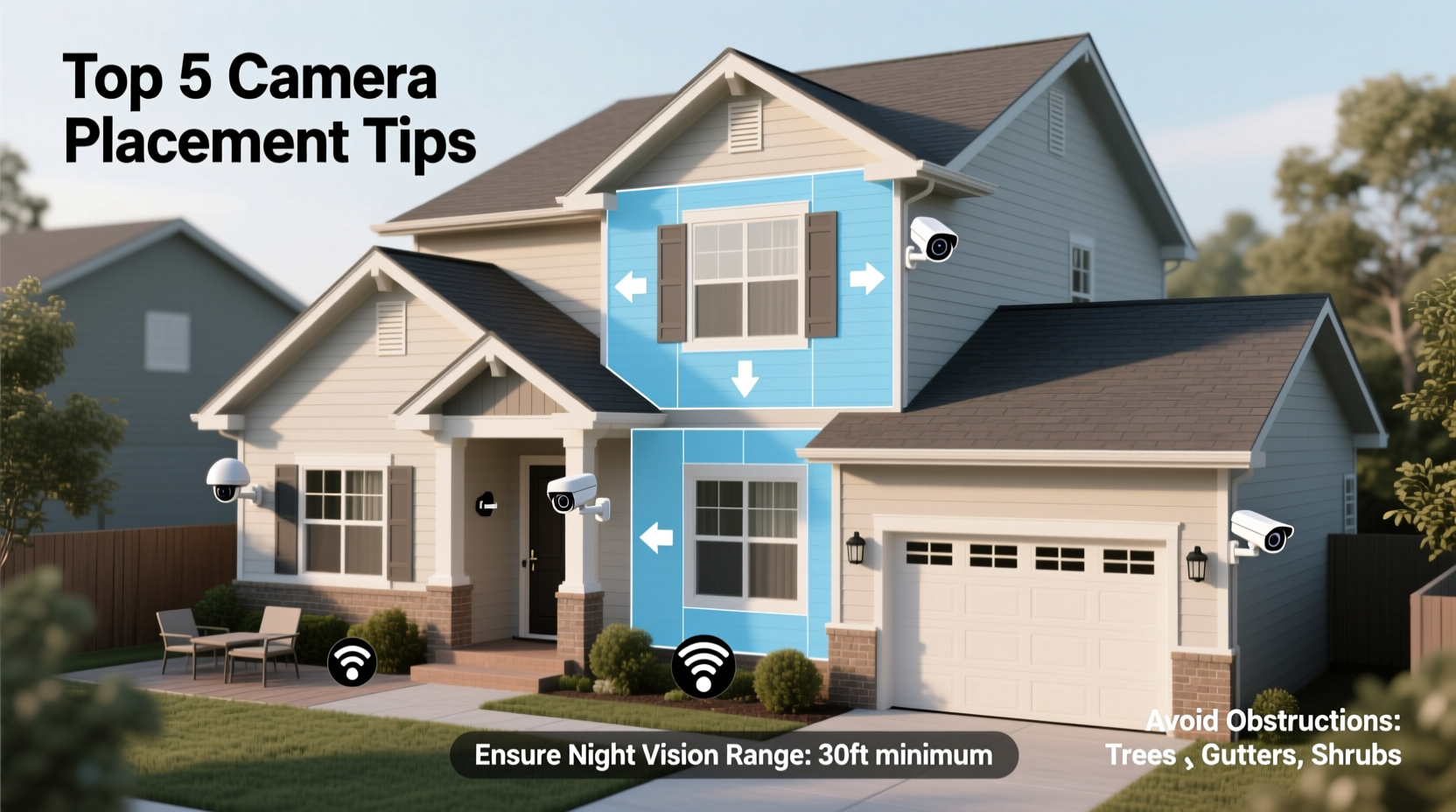 home security camera placement guide where to install for maximum coverage