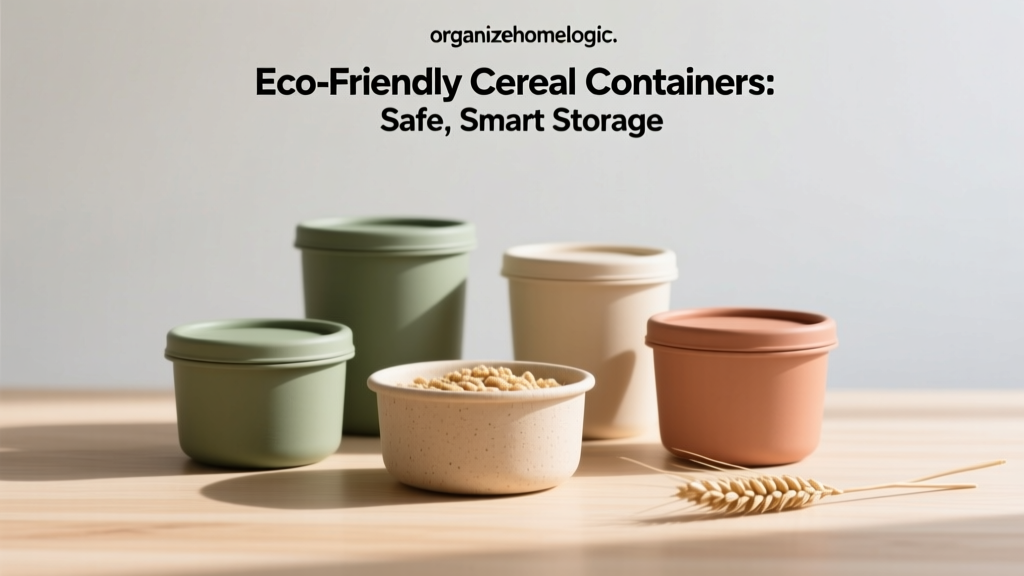 Eco-Friendly Cereal Containers: Safe, Smart Storage