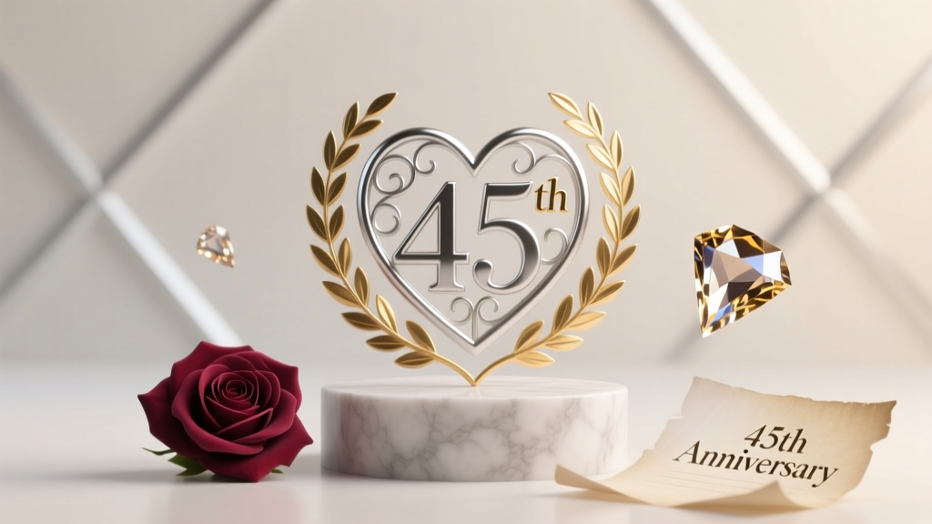 45th Wedding Anniversary Symbol: Official Gemstone & Gifts