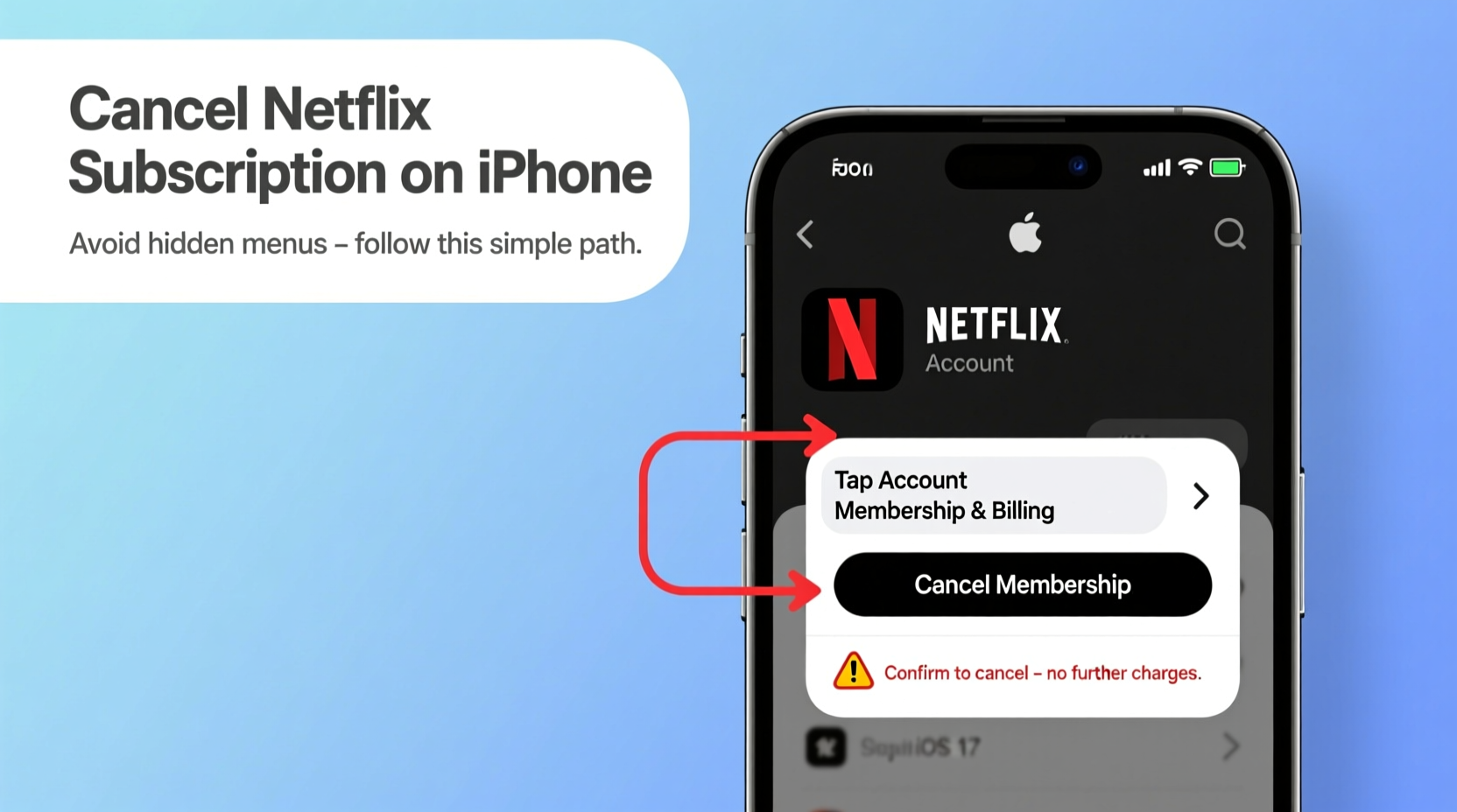 how to cancel netflix subscription on iphone avoiding the hidden menu frustration