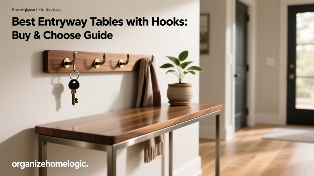 Best Entryway Tables with Hooks: Buy & Choose Guide