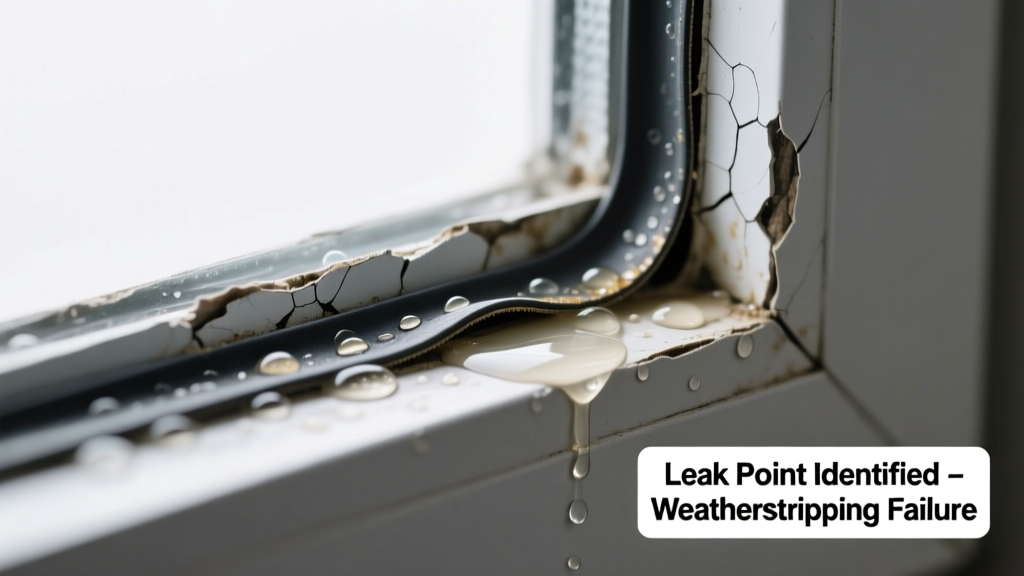 Worn Window Weatherstripping Leaking Water: Quick Diagnosis