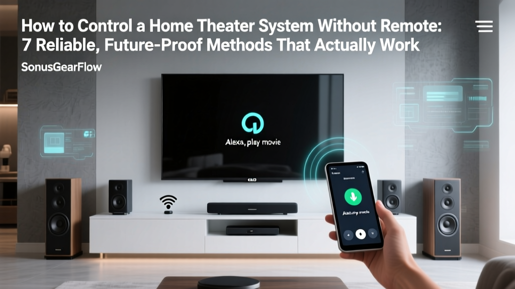 Control Home Theater Without Remote (2026)