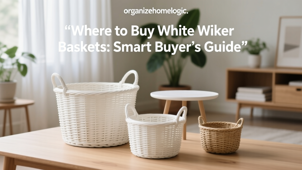 Where to Buy White Wicker Baskets: Smart Buyer’s Guide