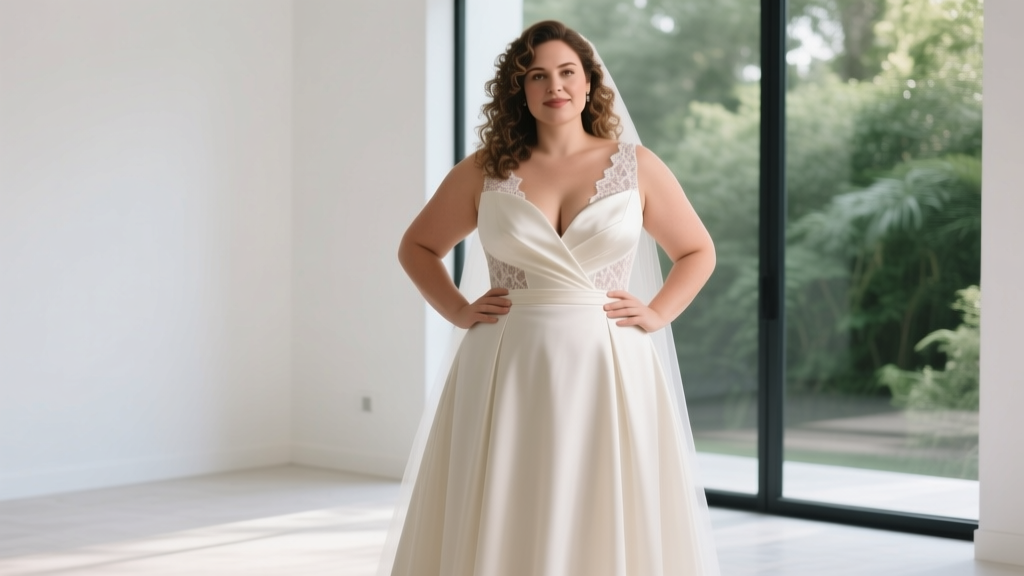 A-Line Plus Size Wedding Dresses: Confidence & Radiance