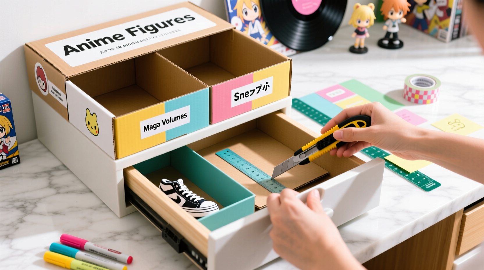 anime merch to drawer dividers
