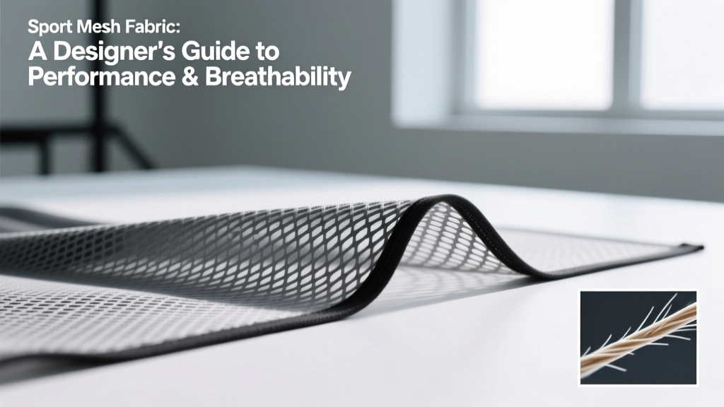 Sport Mesh Fabric: A Designer’s Guide to Performance & Breathability