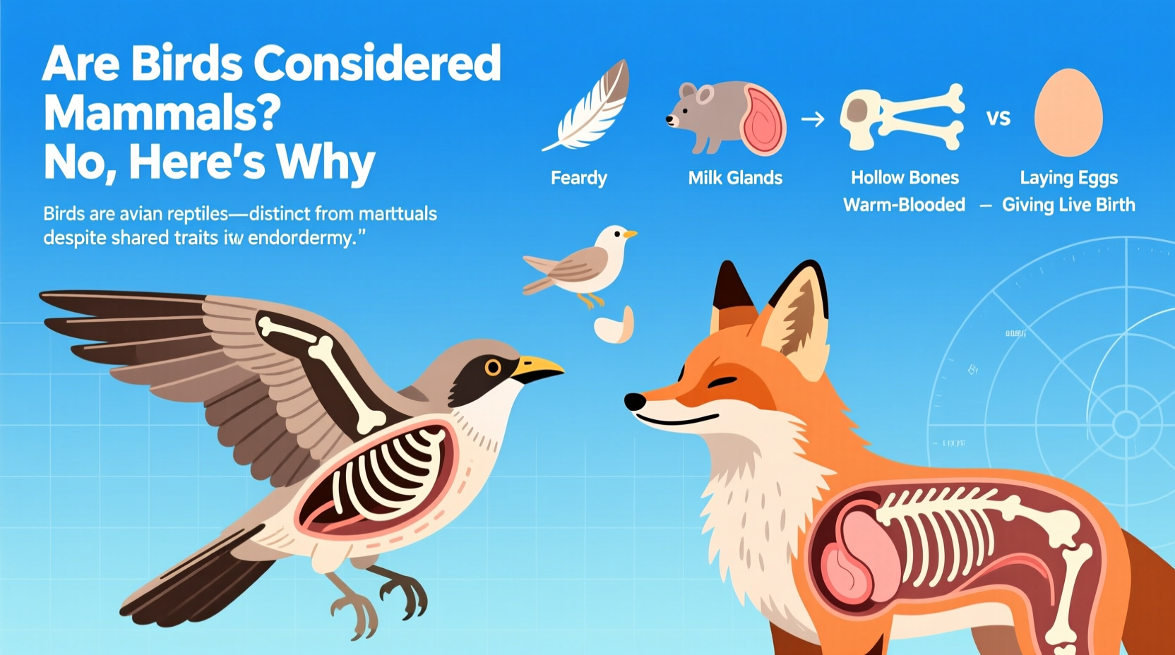 are birds considered mammals