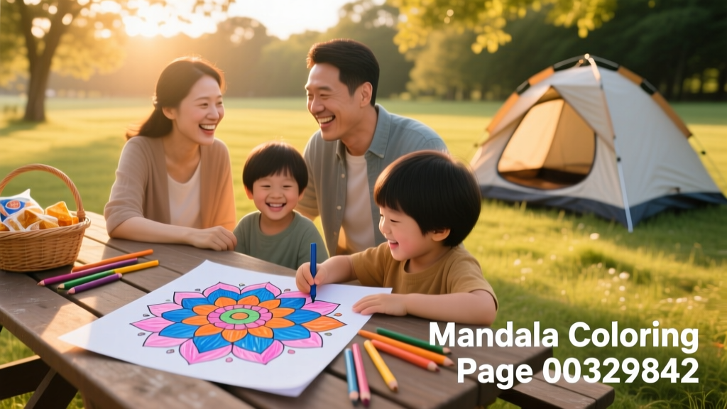 Mandala Coloring Pages for Families: Science-Backed Benefits, Practical Integration, and Age-Appropriate Strategies