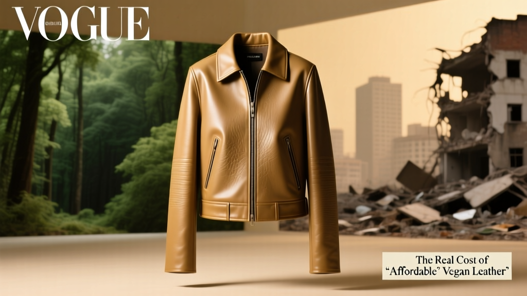 The Real Cost of 'Affordable' Vegan Leather Jackets