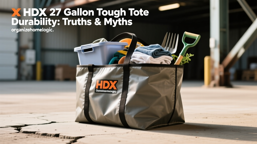 HDX 27 Gallon Tough Tote Durability: Truths & Myths