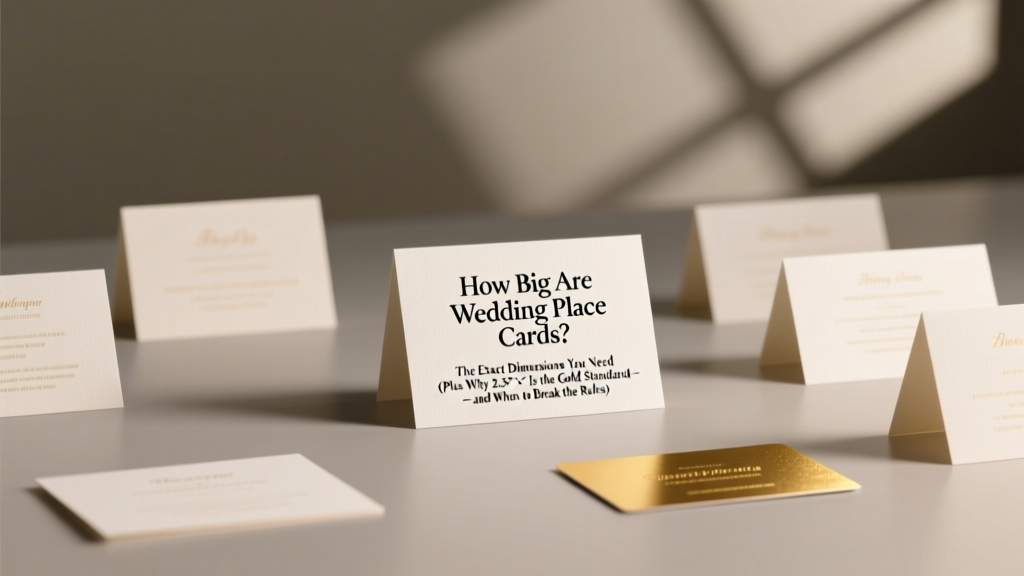 Wedding Place Cards: Exact Dimensions (2026)