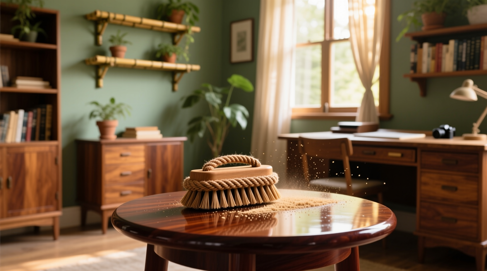 hemp rope brushes lacquered furniture safety