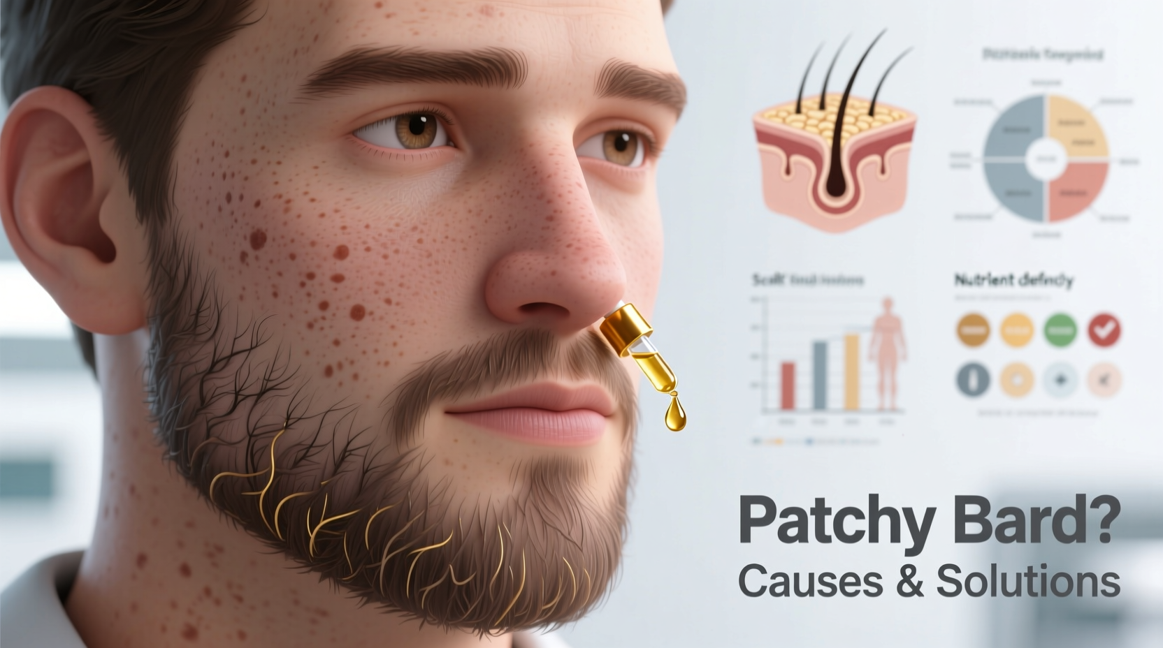 why is my beard patchy in certain spots and can beard oil fix it