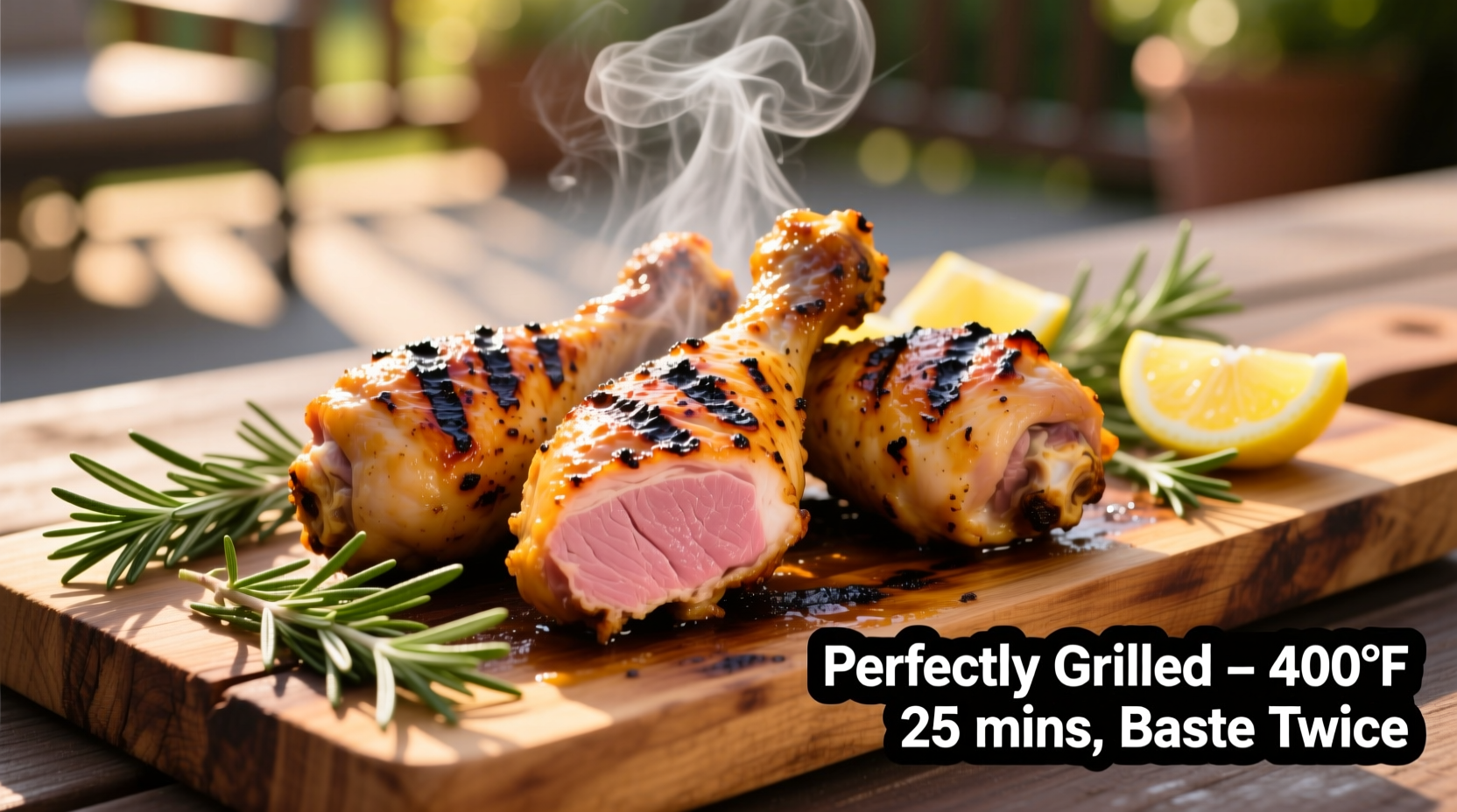 how to cook drumsticks on the grill