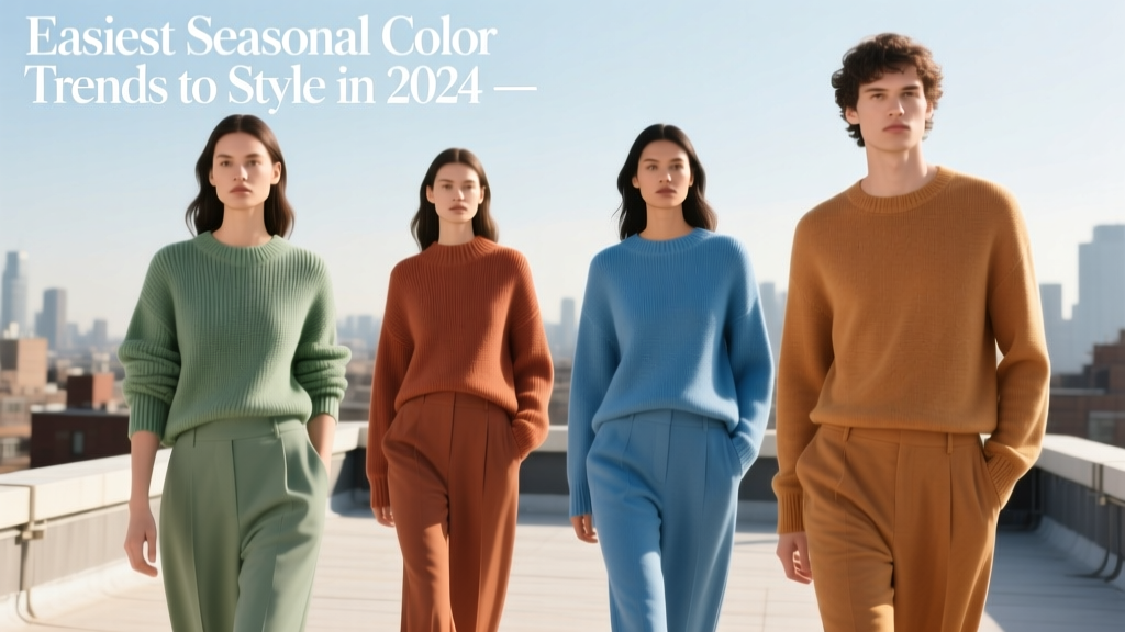 Easiest Seasonal Color Trends to Style in 2024