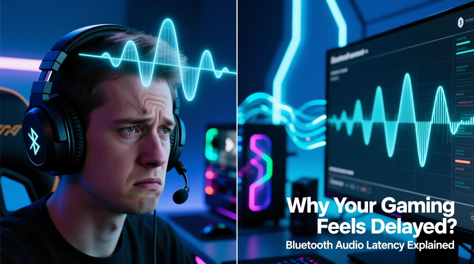 why do my gaming sessions feel less immersive with bluetooth audio latency explained