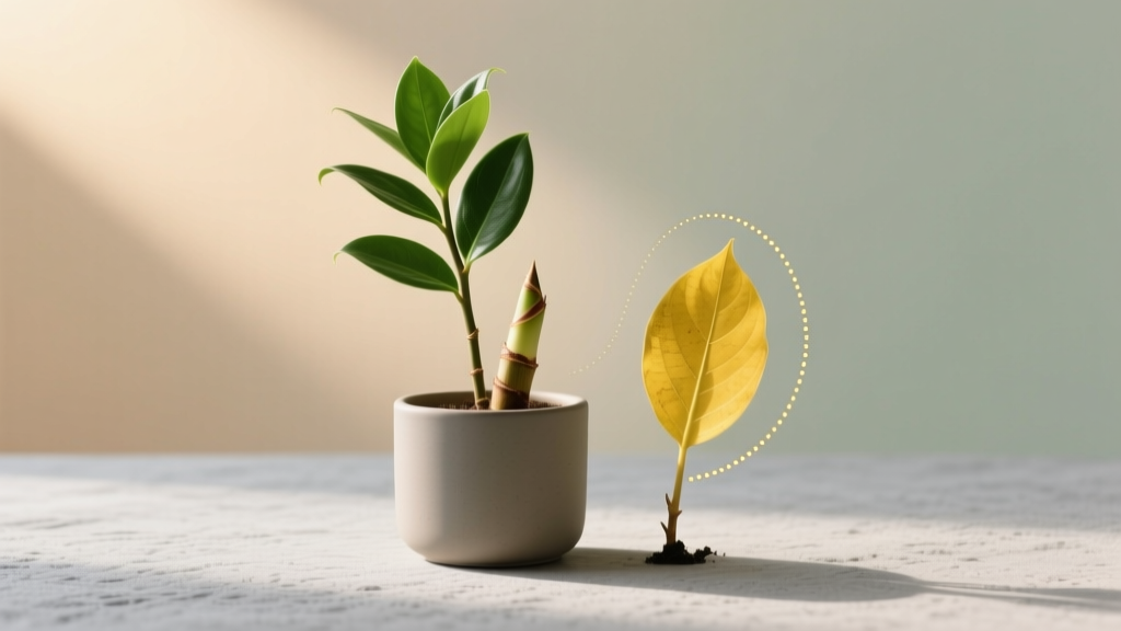 ZZ Plant Propagation with Yellow Leaves (2026)