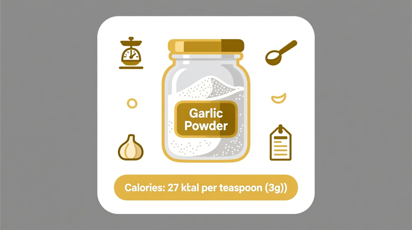 calories in garlic powder